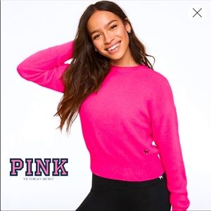 PINK VICTORIA’S SECRET SLOUCHY SWEATER TOP L